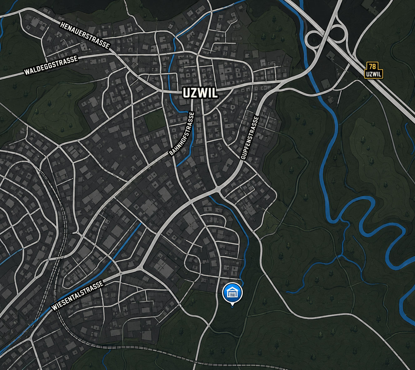High Detailing Uzwil — Standort